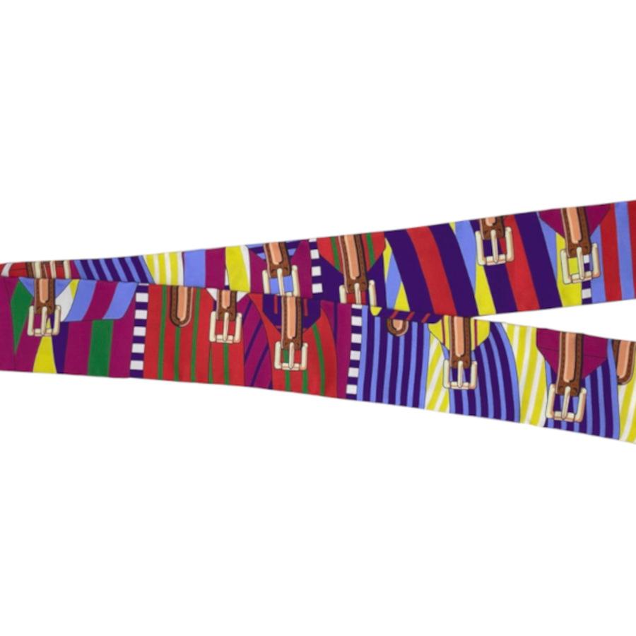 HERMES エルメス ツイリー サングル SANGLES ベルト柄 箱付き