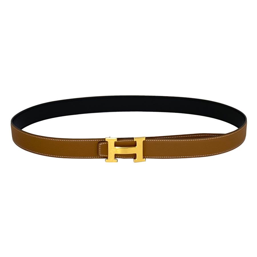 リバーシブルベルト ゴールドバックル リバーシブルベルトバックルゴールド