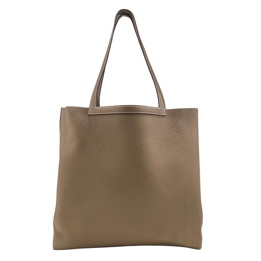 新品】エルメス HERMES カバセリエ 46 エトープ エトゥープ  