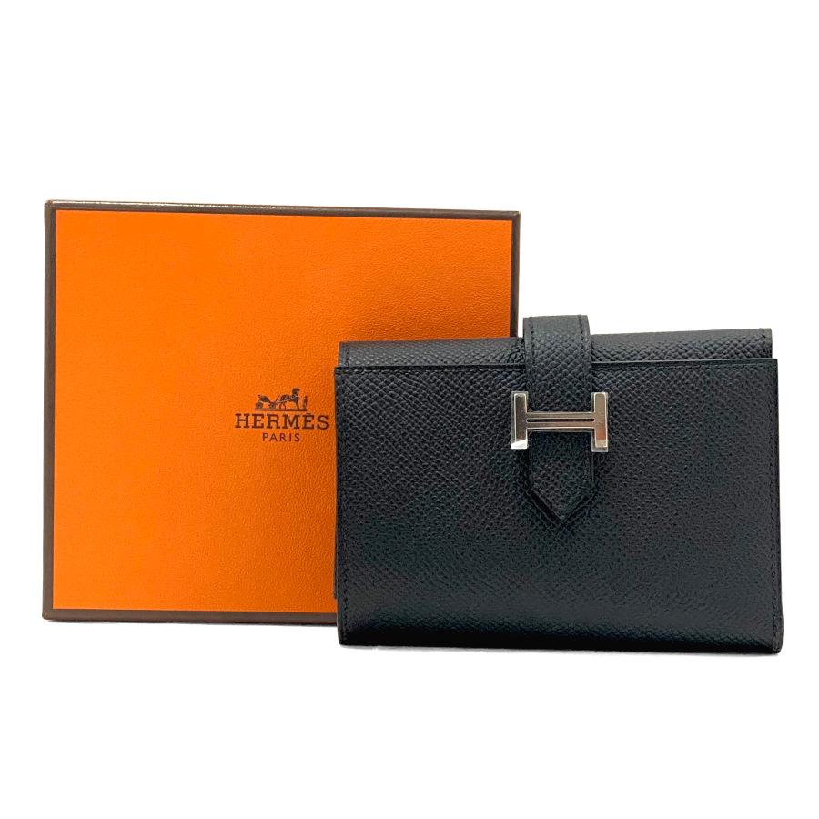 ☆新品☆ エルメス HERMES 財布 三つ折り ベアン コンビネ H ヴォー 