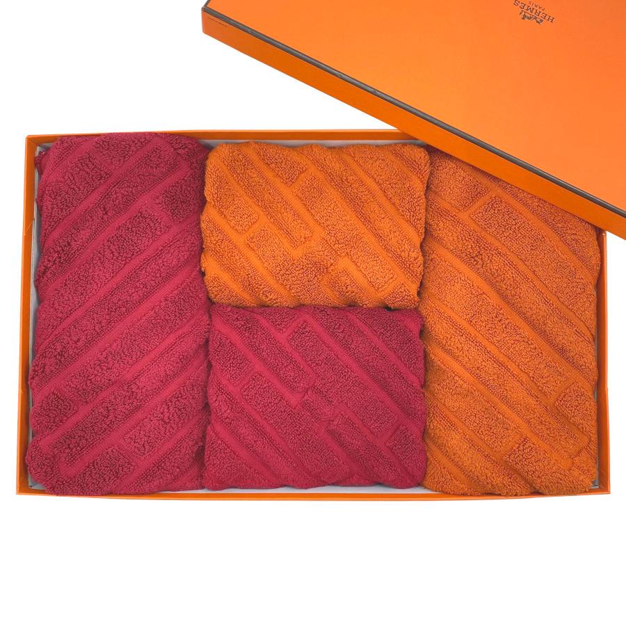 ギフト用】エルメス HERMES ゲストタオル ハンドタオル ラビリンス 