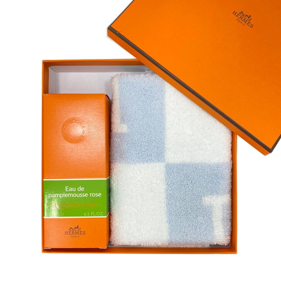 ギフト用】 エルメス HERMES タオル＆シャワージェル カレタオル  