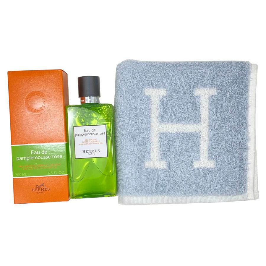 ギフト用】 エルメス HERMES タオル＆シャワージェル カレタオル  