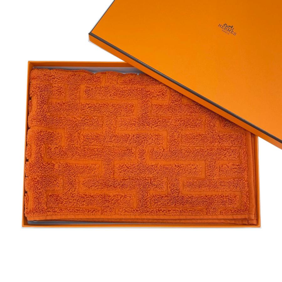 エルメス HERMES タオル ゲストタオル 大判 ステアーズ オランジュ 