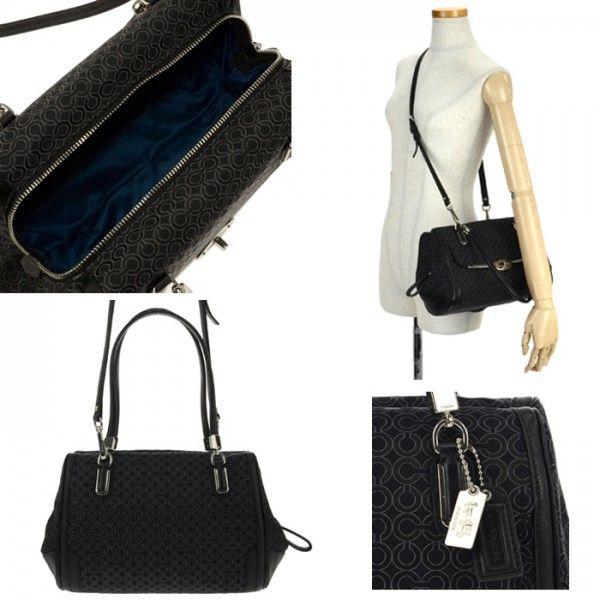 コーチ バッグ COACH マディソン オプアート パールエッセント スモール マデリン ハンドバッグ / ブラック 27848 SVBK/メンズ/レディース     商品情報    【商品名】COACH(コーチ)マディソン オプアート パールエッセント スモールマデリン サテン＆カーフレザー ハンドバッグ / ブラック V1541225512(13704円)