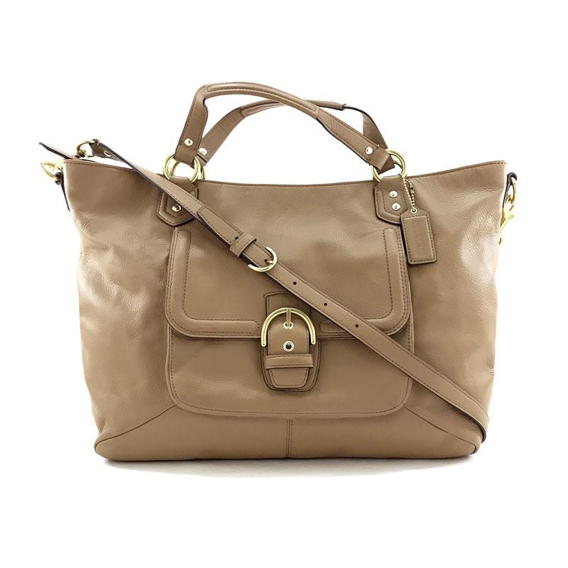 国内外の人気 トートバッグ Coach バッグ コーチ アウトレット B4 Ca F246 アウトレット キャメル レザー ファッション サッチェル イジー キャンベル 2way ショルダーバッグ トートバッグ Coach バッグ コーチ バッグ