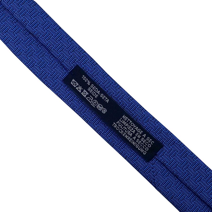 【新品】 エルメス HERMES ネクタイ シルクツイルタイ7cm《テール・ドゥ・H》青 ブルー BLEU VIFF H335877T 03｜amulet｜07