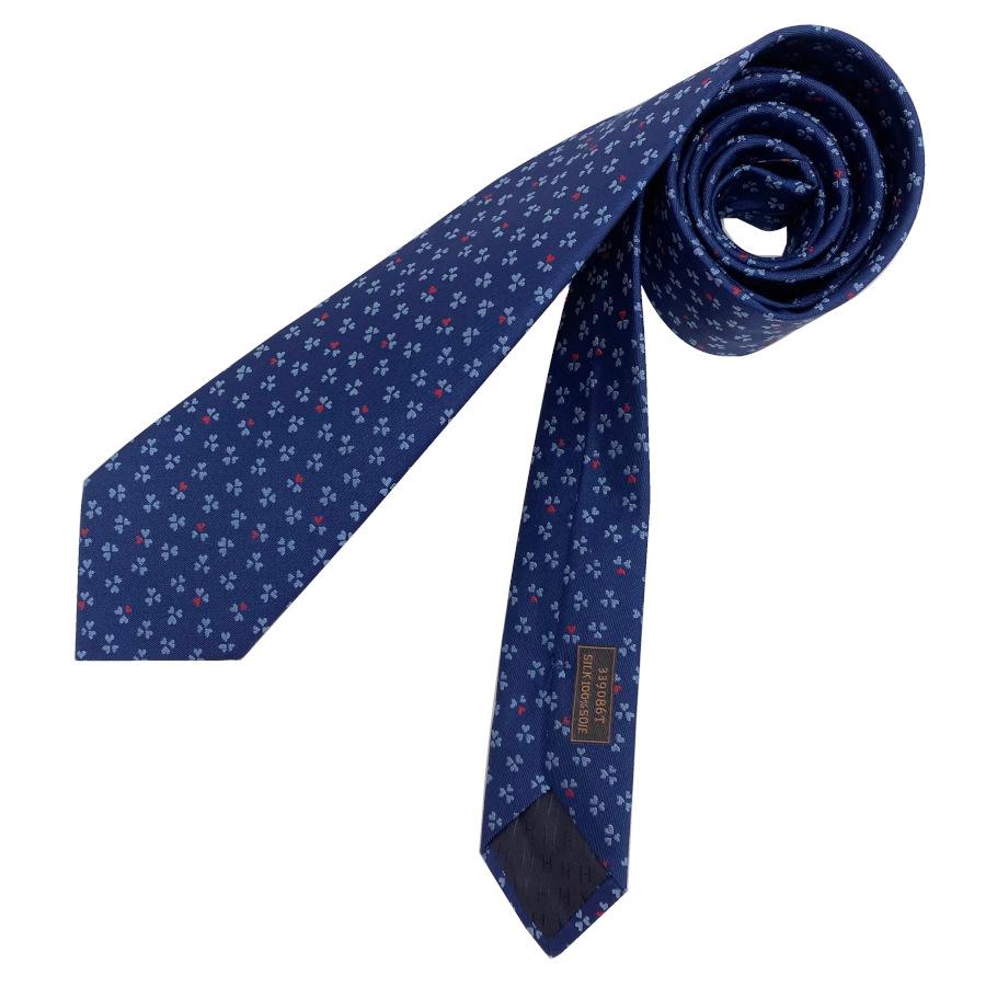 エルメス ネクタイ ヘヴィシルクタイ(シュヴァル・ルベル)7cm mv.church