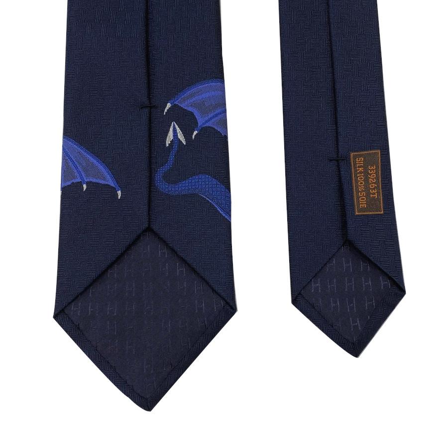 エルメスHERMES.ネクタイ【ドラゴンフラッシュ】