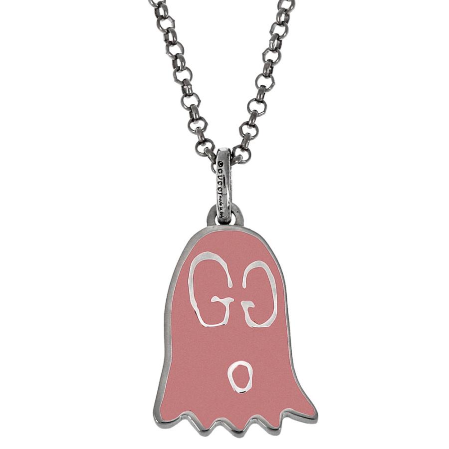 日本人気超絶の グッチ Gucci ネックレス メンズ レディース アクセサリー グッチ Gucci ネックレス メンズ レディース アクセサリー ゴースト ライトピンク シルバー J8410 8161 メンズアクセサリー