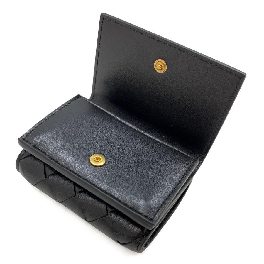 ボッテガヴェネタ BOTTEGA VENETA タイニー 三つ折りウォレット ミニ