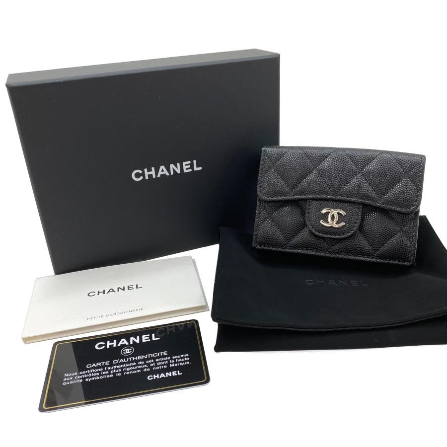 シャネル CHANEL 財布 三つ折り クラシック スモール フラップ
