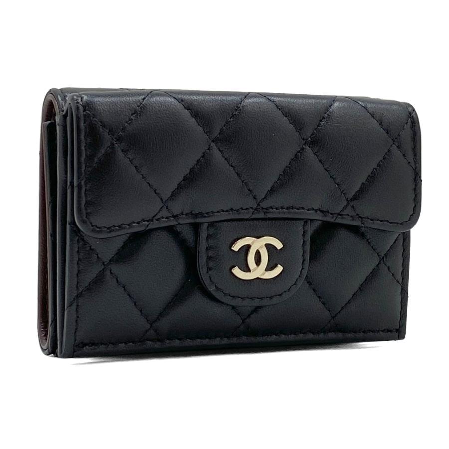 新品】シャネル CHANEL 財布 三つ折り クラシック スモール フラップ