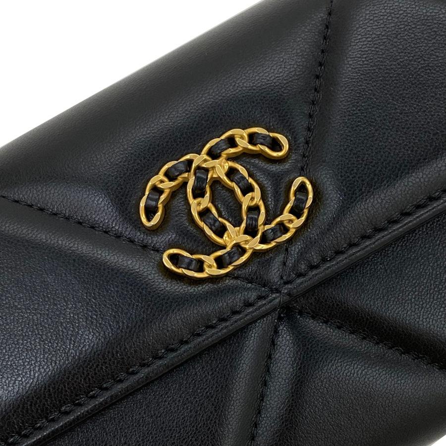 新品】シャネル CHANEL 19 ロング フラップ ウォレット ナインティーン 