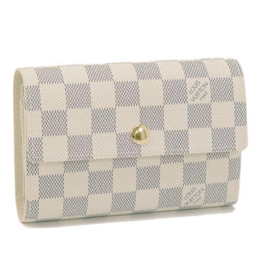 ルイヴィトン LOUIS VUITTON 財布 三つ折り財布 ポルトフォィユ アレクサンドラ ダミエ アズール N63068｜amulet