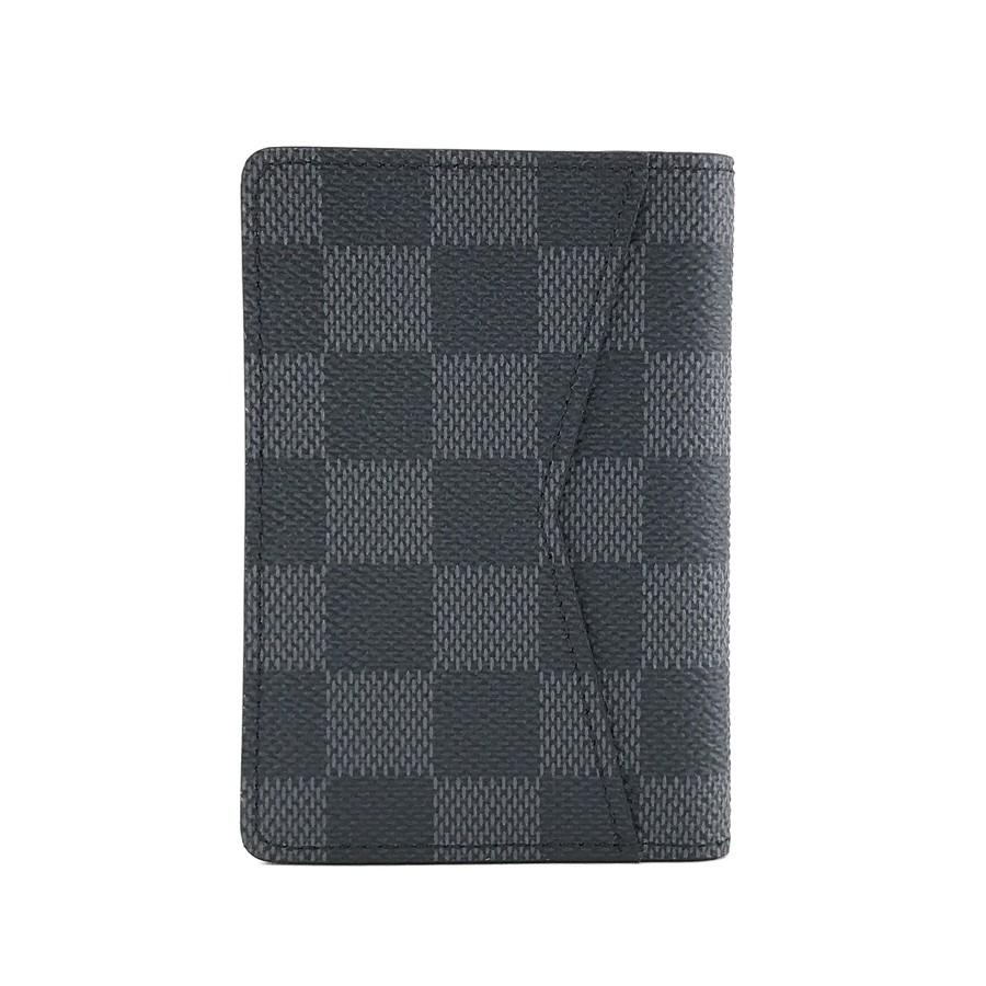 ルイヴィトン LOUIS VUITTON カードケース パスケース 名刺入れ オーガナイザー ドゥ ポッシュ ダミエ グラフィット N63143｜amulet｜02