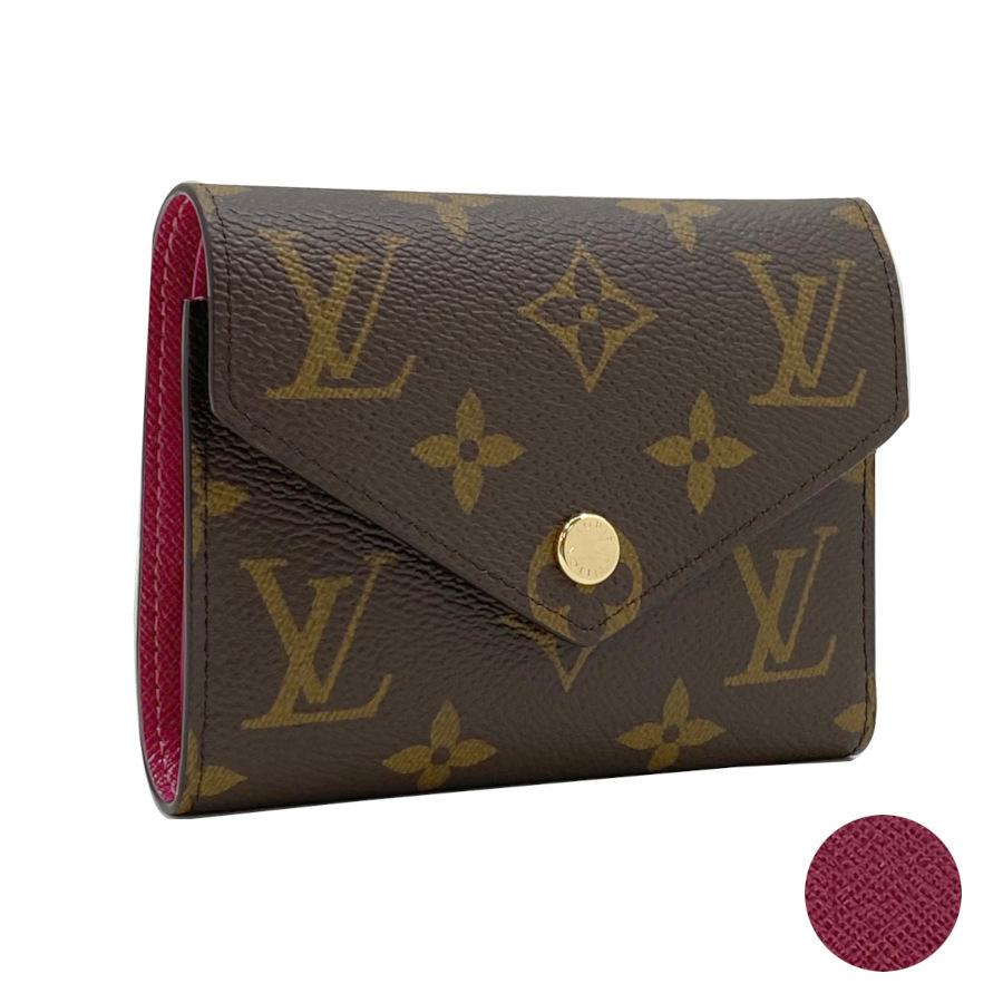 ルイヴィトン LOUIS VUITTON 財布 三つ折り ポルトフォイユ ヴィクトリーヌ モノグラム フューシャ M41938 :m41938