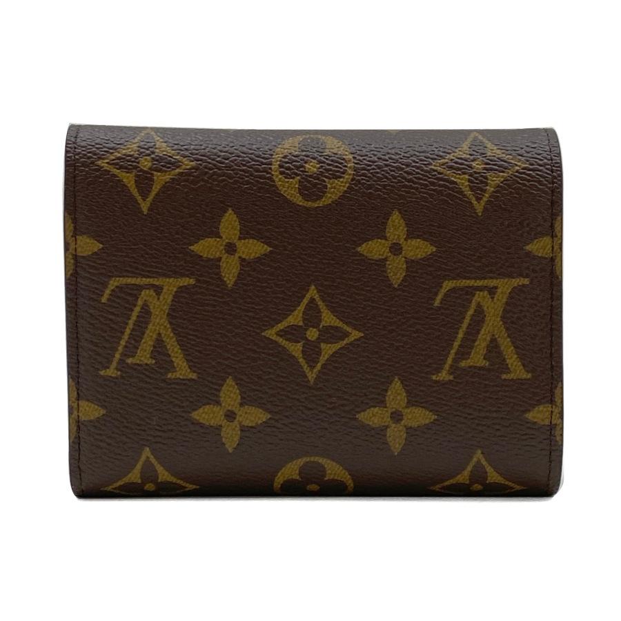 【美品】ヴィトン モノグラム ポルトフォイユ ヴィクトリーヌ 三つ折り 財布 LOUIS VUITTON（ルイ・ヴィトン） ヴィトン バイカラー モノグラム