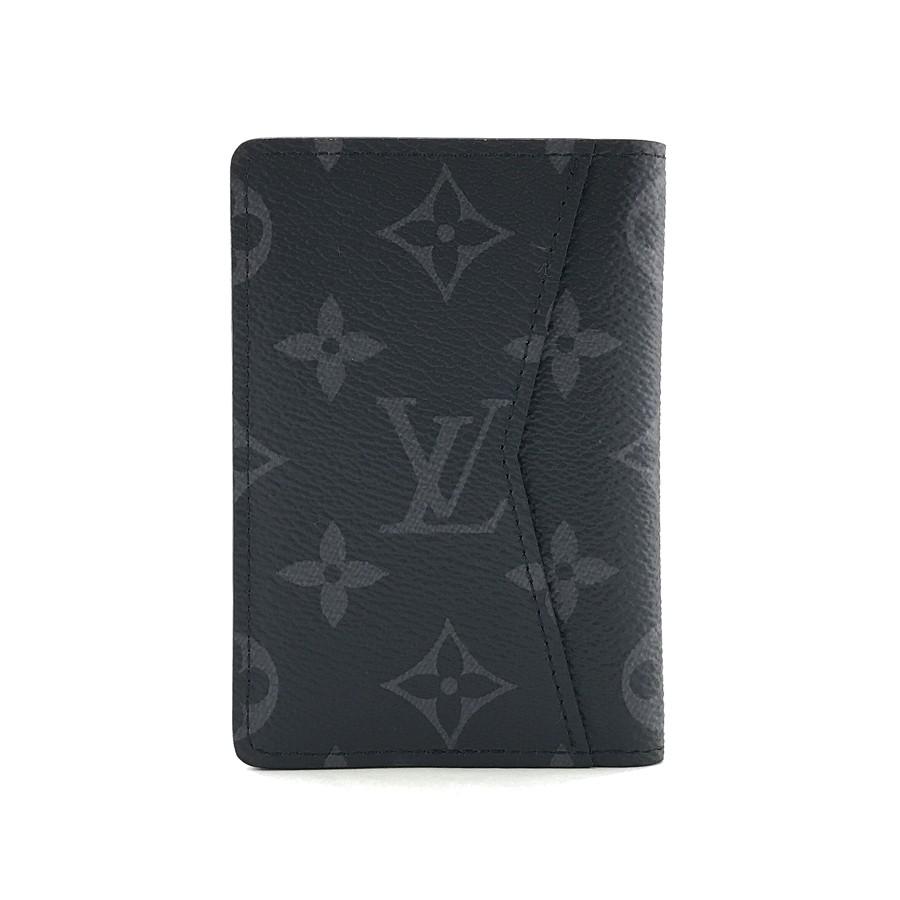 ルイヴィトン LOUIS VUITTON カードケース 名刺入れ パスケース オーガナイザー ドゥ ポッシュ モノグラム エクリプス M61696｜amulet｜02