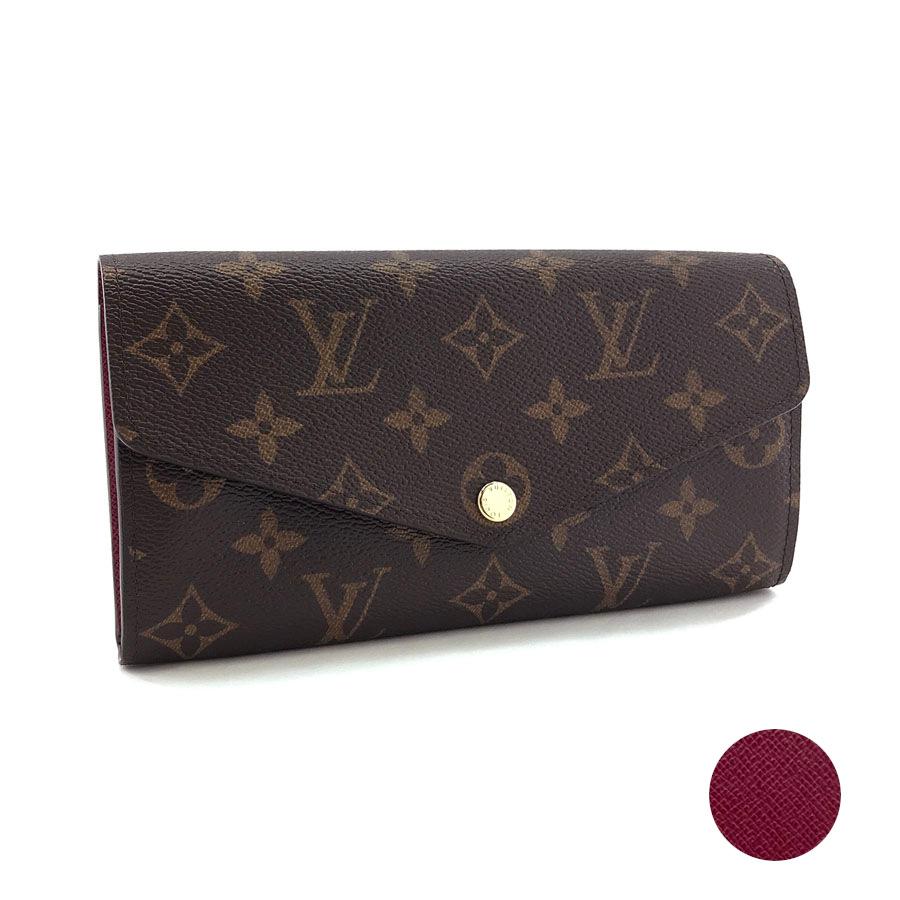 ルイヴィトン LOUIS VUITTON 長財布 フラップ ポルトフォイユ サラ