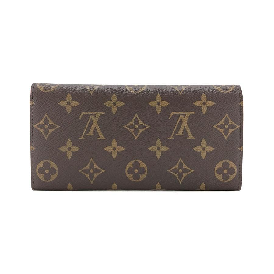 ルイヴィトン LOUIS VUITTON 長財布 フラップ ポルトフォイユ エミリー 