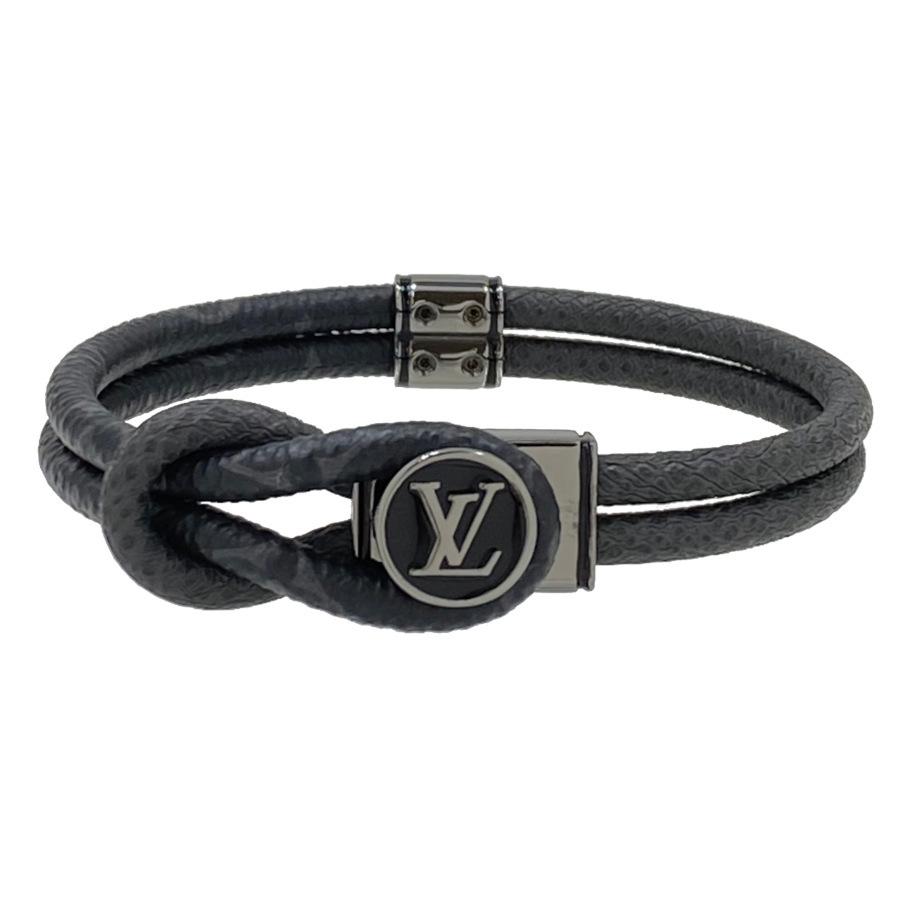 Shop Louis Vuitton Keep It Double Leather Bracelet (BRACELET REVERSO  MONOCHAINE, M6552D, M6552E) by Mikrie