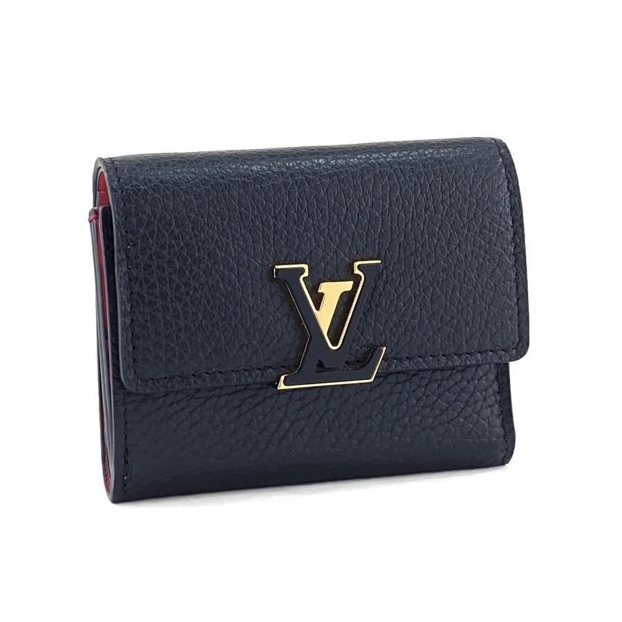 ルイヴィトン LOUIS VUITTON 財布 三つ折り ポルトフォイユ カプシーヌ 