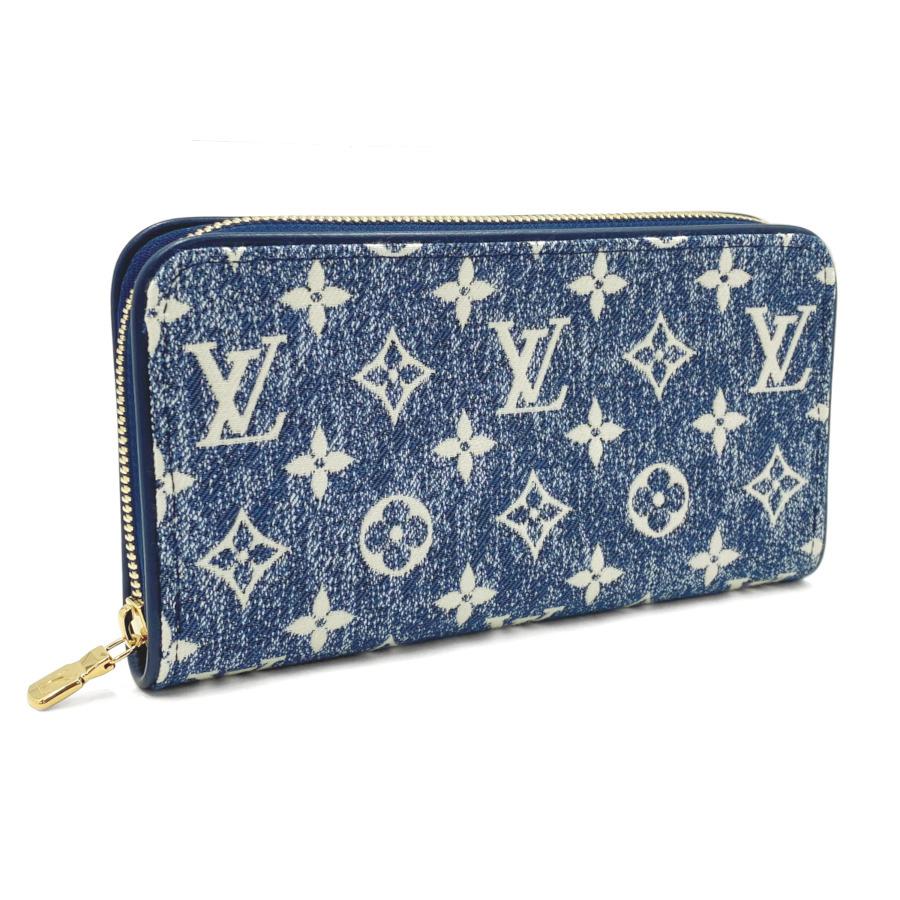 ルイヴィトン 長財布 LOUIS VUITTON ラウンドファスナー ジッピー ウォレット モノグラム ジャカード デニム マリーヌ ブルー 青  ゴールド金具 新作 新品 M81226 : m81226 : Brand Selection STAGE - 通販 - Yahoo!ショッピング