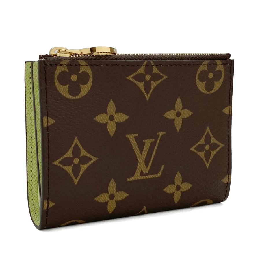 【新品】ルイヴィトン LOUIS VUITTON 財布 二つ折り財布 ポルトフォイユ・リサ ポルトフォイユリサ  Vert Noto グリーン ピスタチオ 緑 ブラウン M82382｜amulet｜03