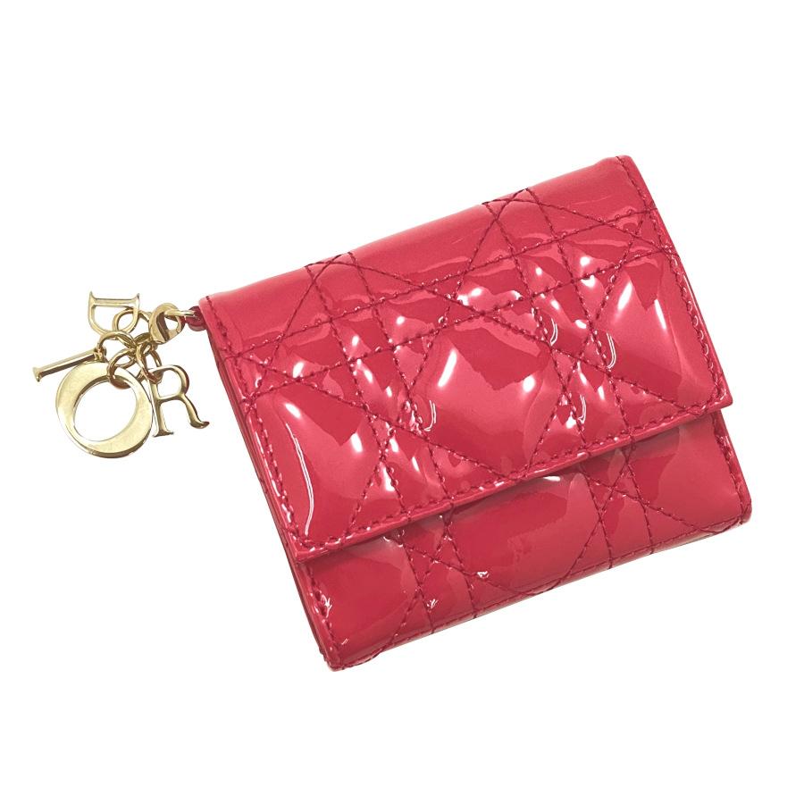 新品 DIORクリスチャンディオール 三つ折り財布