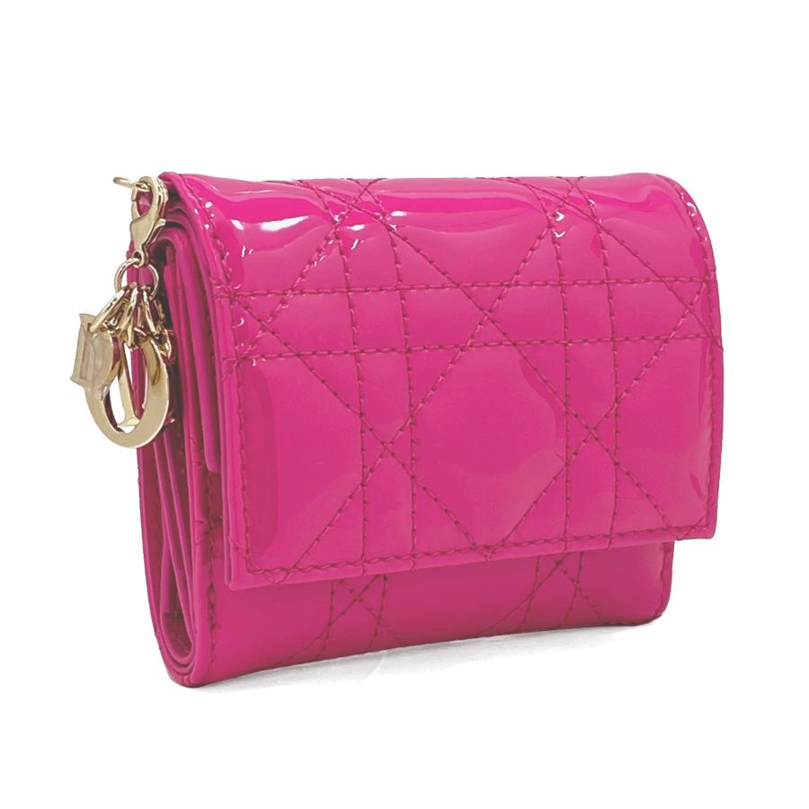 クリスチャンディオール Christian Dior 財布 三つ折り LADY 