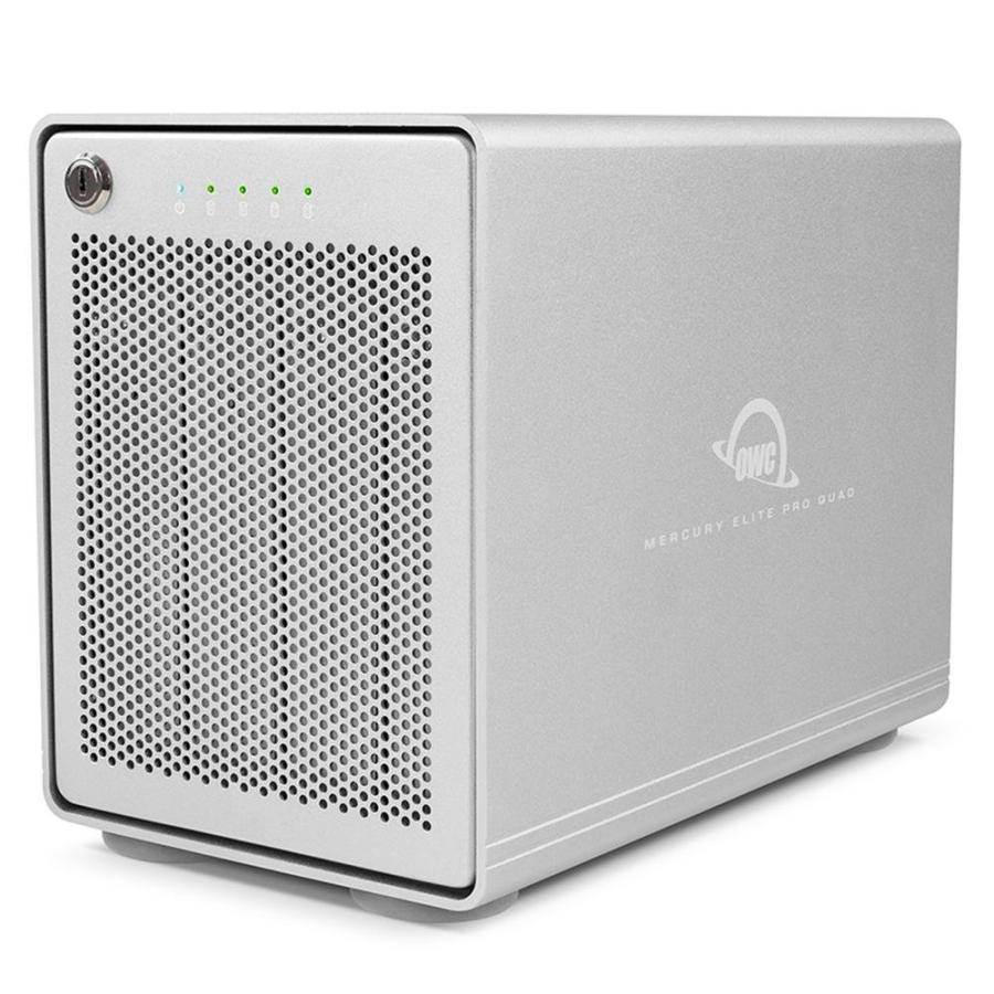 【全ケーブル付】OWC Mercury Elite Pro 外付けHDD 4TB 4ベイ外付けハードディスクケース OWC Mercury Elite Pro Quad（USB
