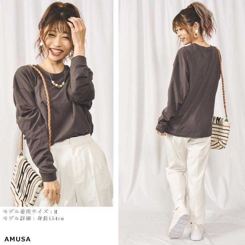 爆買 送料無料ロゴ ロンティー 長袖 tシャツ レディース ロンt 華奢