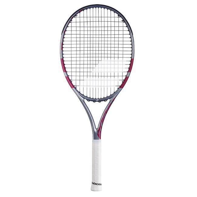 バボラ(Babolat) 2026 BOOST AERO PINK ブーストアエロ ピンク (260g) 海外正規品 硬式テニスラケット 121267-100 グレー×ピンク(26y1m)[NC] | Babolat | 01
