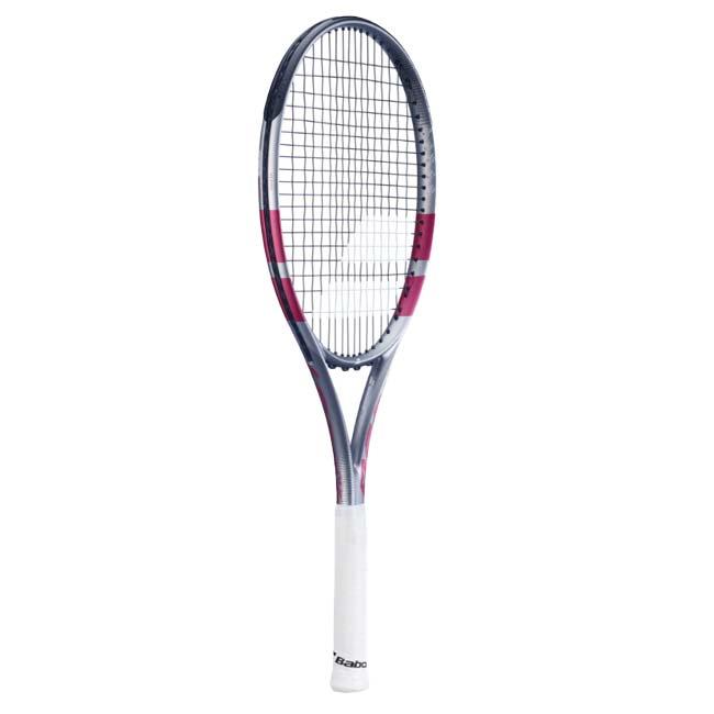 バボラ(Babolat) 2026 BOOST AERO PINK ブーストアエロ ピンク (260g) 海外正規品 硬式テニスラケット 121267-100 グレー×ピンク(26y1m)[NC] | Babolat | 02