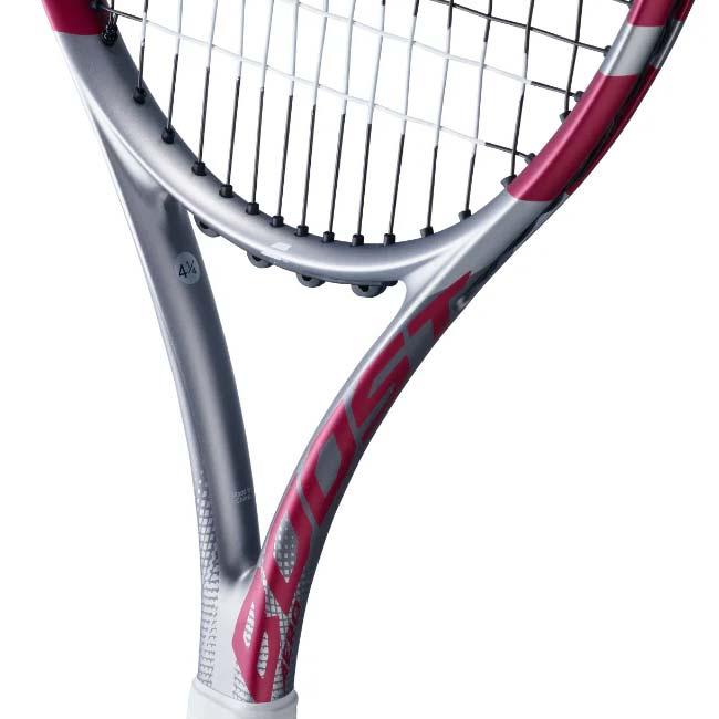 バボラ(Babolat) 2026 BOOST AERO PINK ブーストアエロ ピンク (260g) 海外正規品 硬式テニスラケット 121267-100 グレー×ピンク(26y1m)[NC] | Babolat | 06