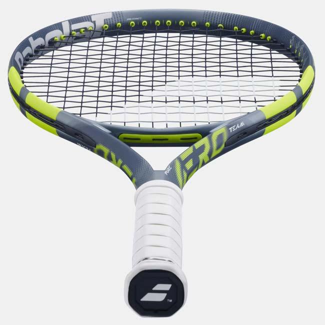 バボラ(Babolat) 2026 Pure Aero TEAM ピュアアエロチーム (285g) 海外正規品 硬式テニスラケット 101571-100 グレー×イエロー×ホワイト(26y1m)[NC] | Babolat | 06