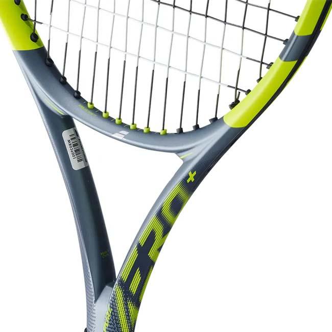 0.5インチロング バボラ(Babolat) 2026 Pure Aero＋ ピュアアエロプラス (300g) 海外正規品 硬式テニスラケット 101570-100 グレー×イエロー×WH(26y1m)[NC] | Babolat | 04