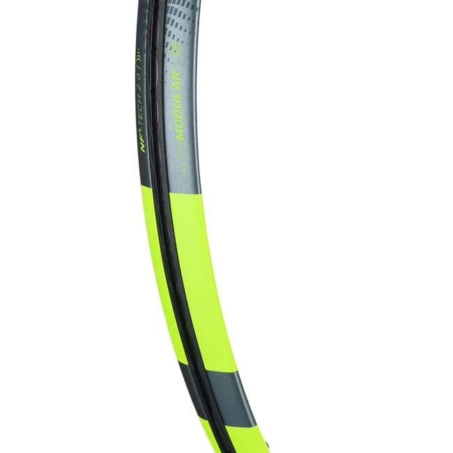 バボラ(Babolat) 2026 Pure Aero ピュアアエロ (300g) 海外正規品 硬式テニスラケット 101569-100 グレー×イエロー×ホワイト(26y1m)[NC] | Babolat | 05