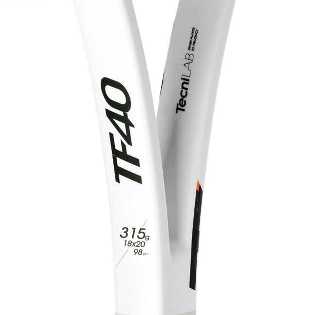テクニファイバー(Tecnifibre) 2024 TF40 ティーエフフォーティ 18M 18×20 v3(315g) 海外正規品 硬式テニスラケット 14TF44158ホワイト(24y10m)NC | Tecnifibre | 02