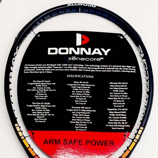 DONNAY(ドネー) ALLWOOD オールウッド 16×19 (300g) ※デザイン