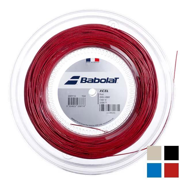 バボラ(Babolat) Xcel エクセル (125／130) 200Mロール 硬式テニス マルチフィラメントガット 243110 | Babolat