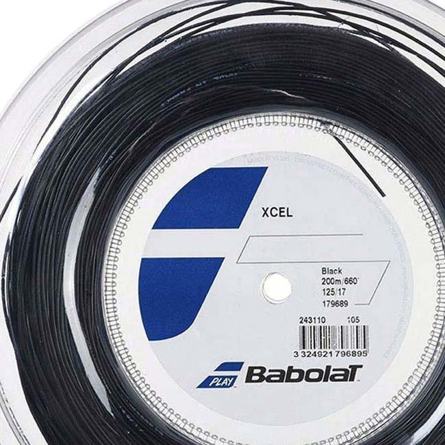 バボラ(Babolat) Xcel エクセル (125／130) 200Mロール 硬式テニス マルチフィラメントガット 243110 | Babolat | 09