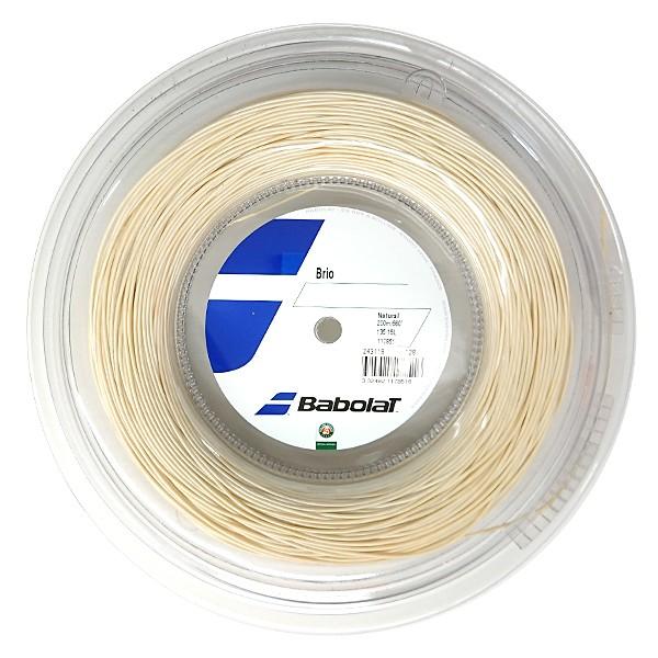バボラ(Babolat) ブリオ(1.25mm／1.30mm／1.35mm)200MロールBA243118硬式テニス マルチフィラメントガットBrio | Babolat