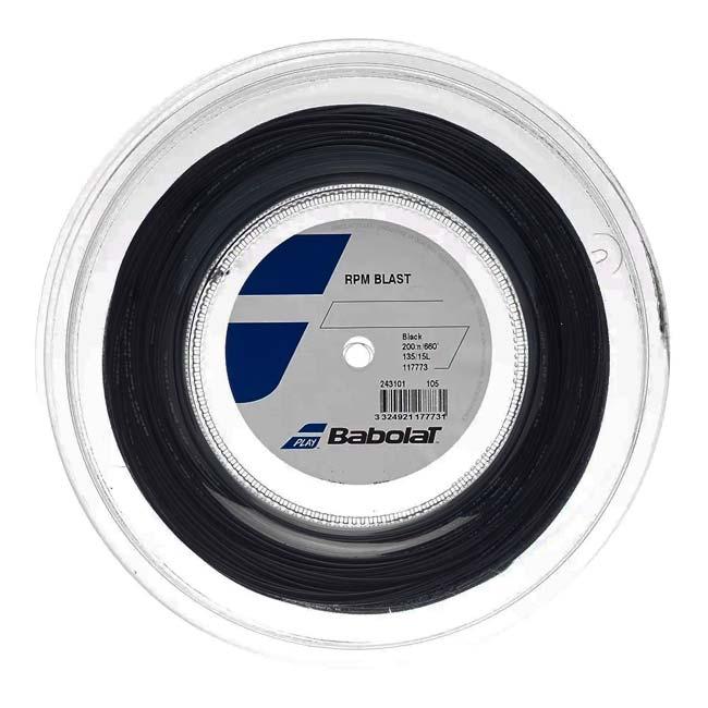 バボラ(Babolat) RPM Blast RPMブラスト 1.35mm 200Mロール 硬式テニス ポリエステル ガット 243101 ブラック(25y12m) | Babolat