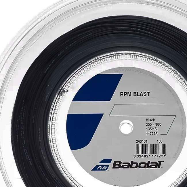 バボラ(Babolat) RPM Blast RPMブラスト 1.35mm 200Mロール 硬式テニス ポリエステル ガット 243101 ブラック(25y12m) | Babolat | 01