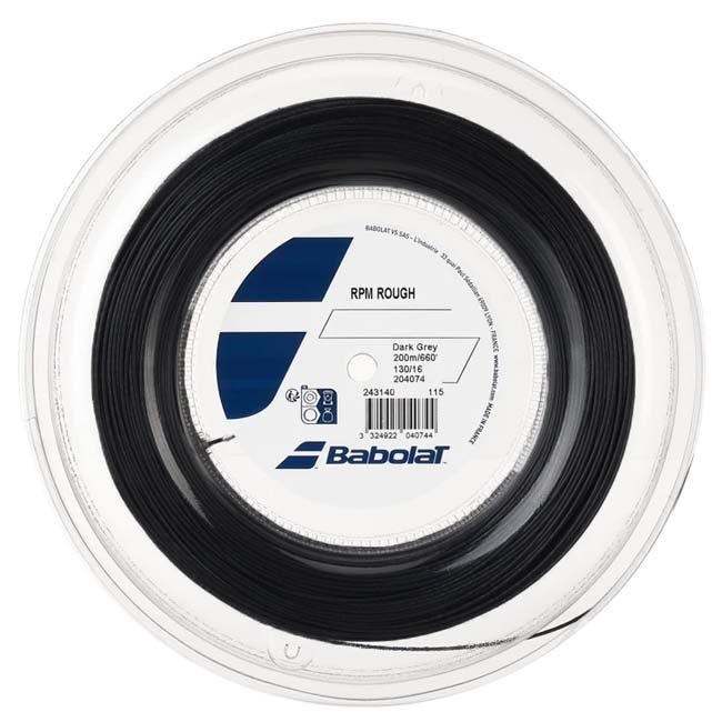 バボラ(Babolat) RPMラフ (旧 RPMブラストラフ) RPM ROUGH (125／130／135) 200 Mロール 硬式テニス ポリエステルガット (20y7m) | Babolat | 02