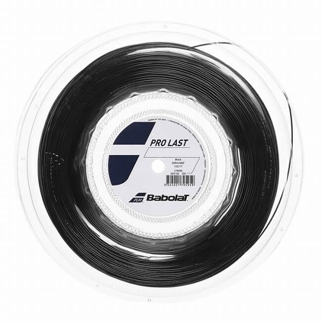バボラ(Babolat) プロラスト PRO LAST 1.25mm／1.30mm 200Mロール ポリエステル モノフィラメントガット 243142-ブラック／グレー | Babolat | 02