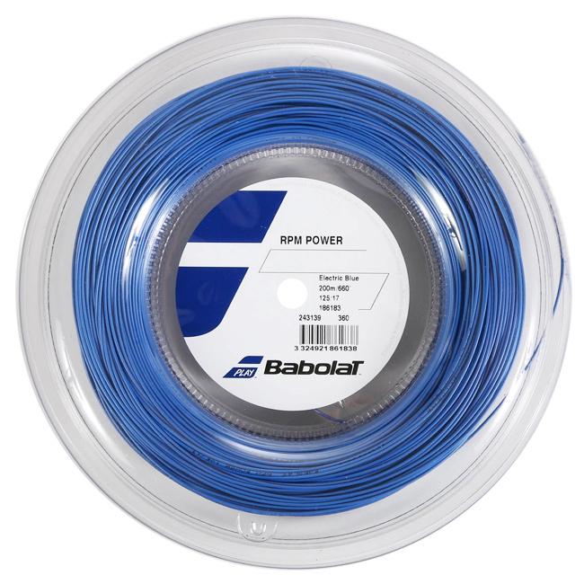 ドミニク・ティエム使用 バボラ(Babolat) RPMパワー POWER (125／130) 200Mロール 硬式テニスガット ポリエステル ガット 243139 | Babolat | 04