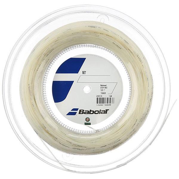 在庫処分特価 『5年保証』 バボラ 完売 Babolat M7 1.25mm 1.30mm マルチフィラメントガット硬式テニスガット 1.35mm 243131 1.40mm 200Mロール